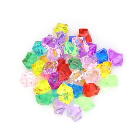 12 Pack: Faceted Mix Gems by Creatology™